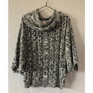 Anthropologie Moth Cowl Neck Chunky Oversized Short Sleeve Sweater Size XS